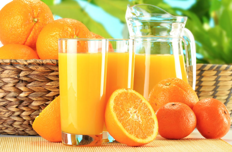 le jus d’orange
