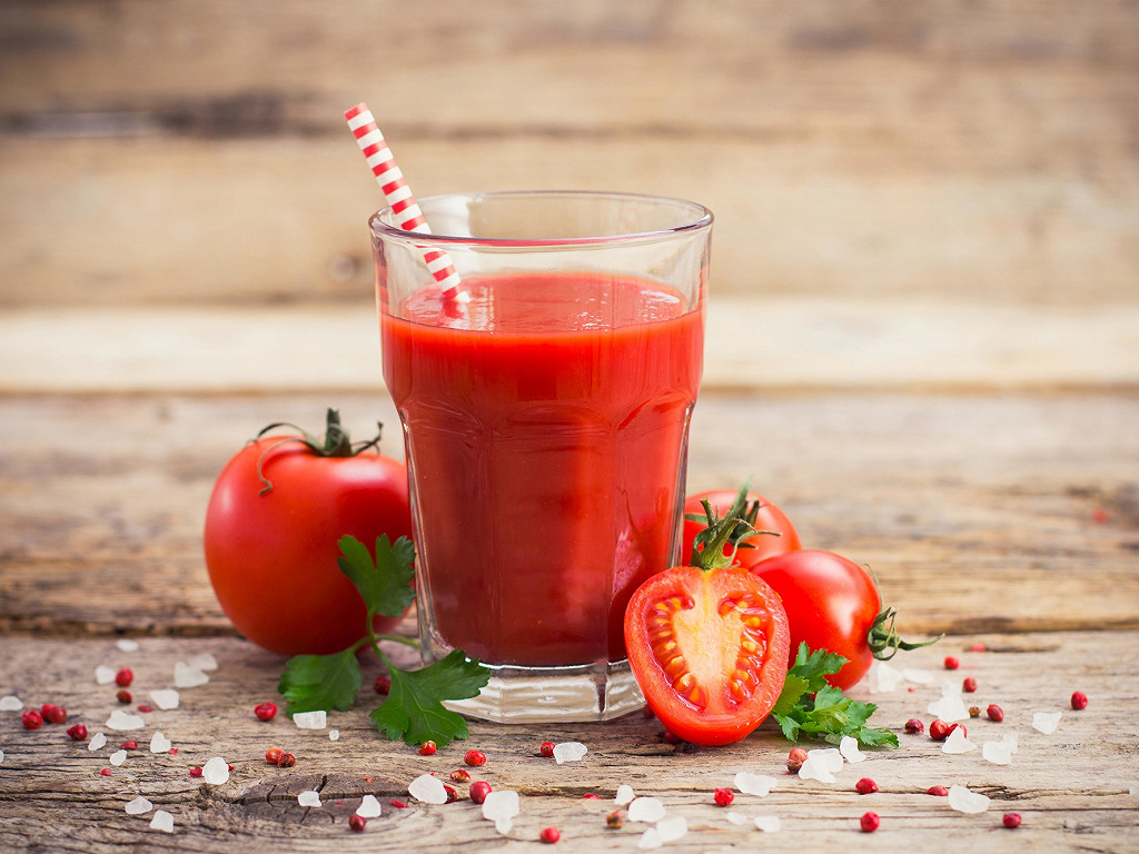 le jus de tomate