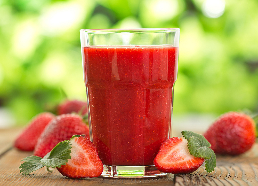 le jus de fraise